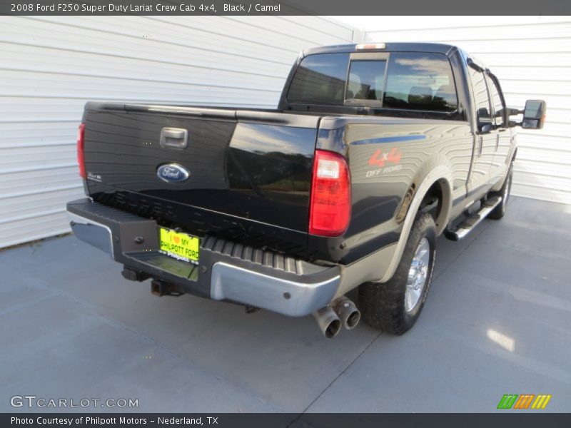 Black / Camel 2008 Ford F250 Super Duty Lariat Crew Cab 4x4