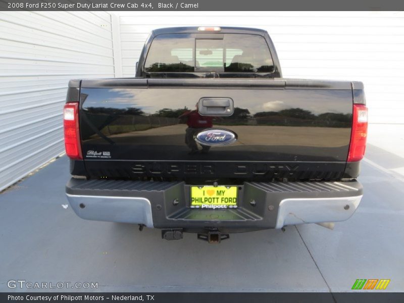 Black / Camel 2008 Ford F250 Super Duty Lariat Crew Cab 4x4