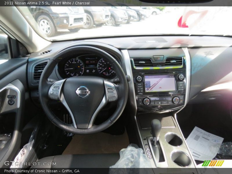 Pearl White / Charcoal 2013 Nissan Altima 2.5 SL
