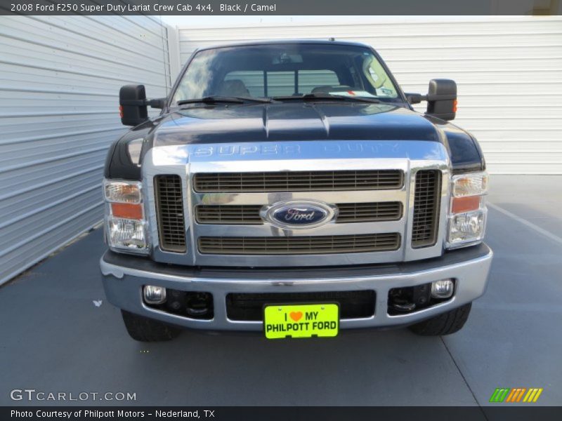 Black / Camel 2008 Ford F250 Super Duty Lariat Crew Cab 4x4