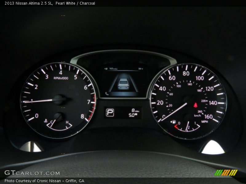 Pearl White / Charcoal 2013 Nissan Altima 2.5 SL