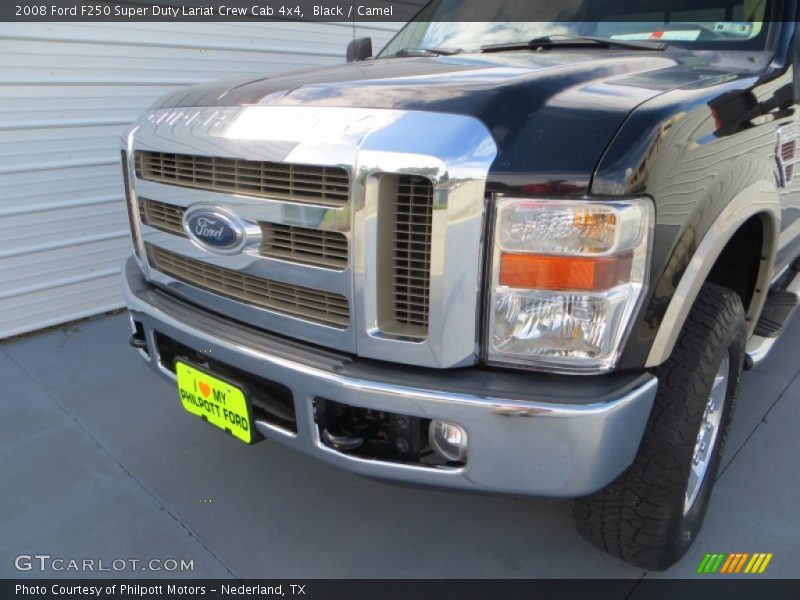 Black / Camel 2008 Ford F250 Super Duty Lariat Crew Cab 4x4