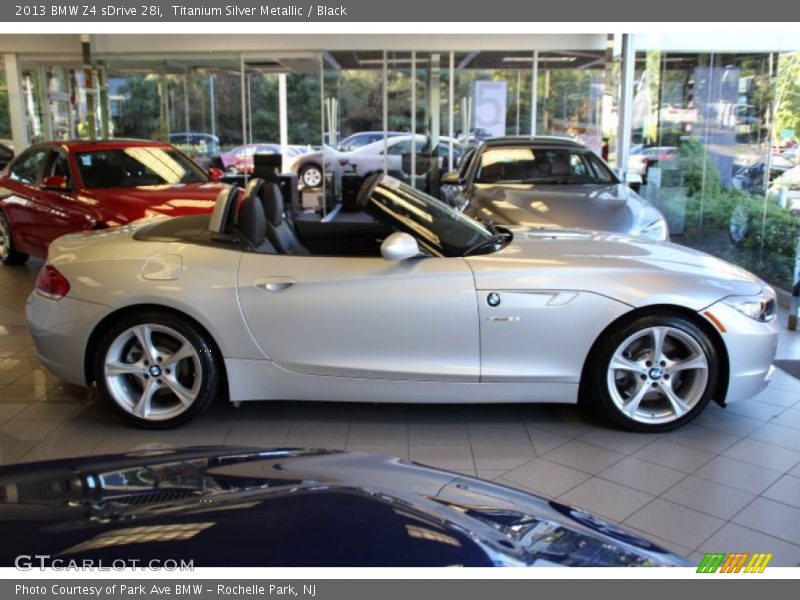 Titanium Silver Metallic / Black 2013 BMW Z4 sDrive 28i