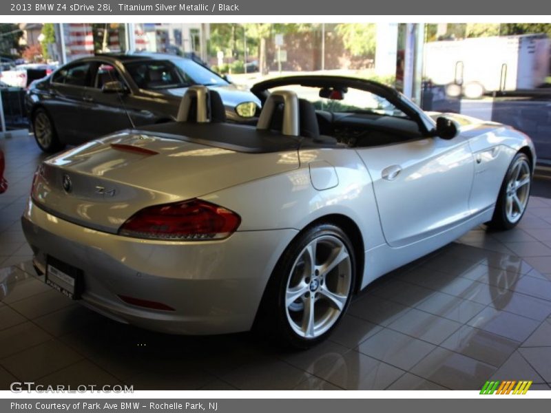 Titanium Silver Metallic / Black 2013 BMW Z4 sDrive 28i