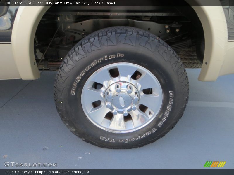 Black / Camel 2008 Ford F250 Super Duty Lariat Crew Cab 4x4