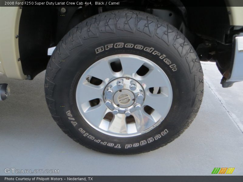 Black / Camel 2008 Ford F250 Super Duty Lariat Crew Cab 4x4