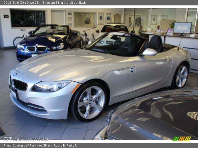 Titanium Silver Metallic / Black 2013 BMW Z4 sDrive 28i