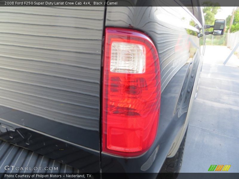 Black / Camel 2008 Ford F250 Super Duty Lariat Crew Cab 4x4