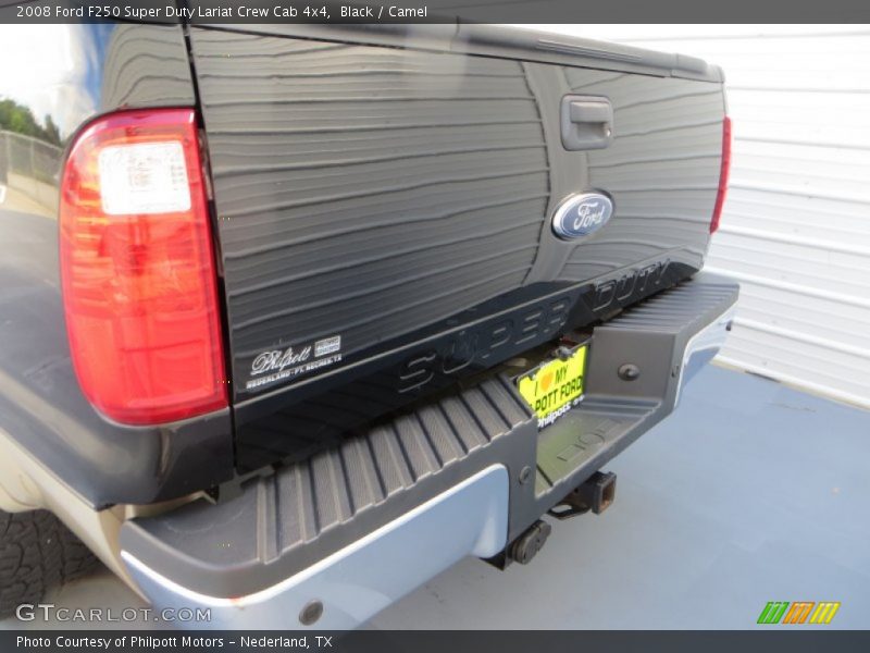 Black / Camel 2008 Ford F250 Super Duty Lariat Crew Cab 4x4