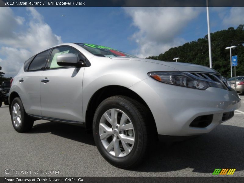 Brilliant Silver / Black 2013 Nissan Murano S