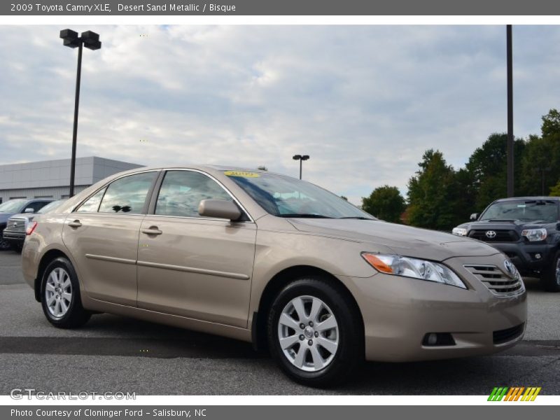 Desert Sand Metallic / Bisque 2009 Toyota Camry XLE