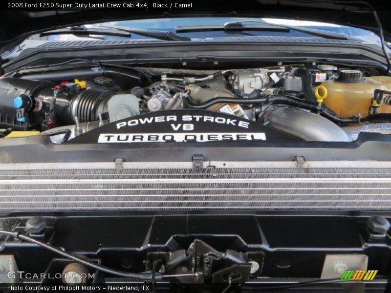 Black / Camel 2008 Ford F250 Super Duty Lariat Crew Cab 4x4