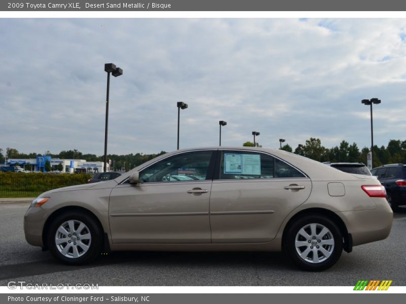 Desert Sand Metallic / Bisque 2009 Toyota Camry XLE