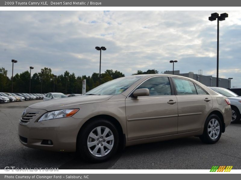 Desert Sand Metallic / Bisque 2009 Toyota Camry XLE