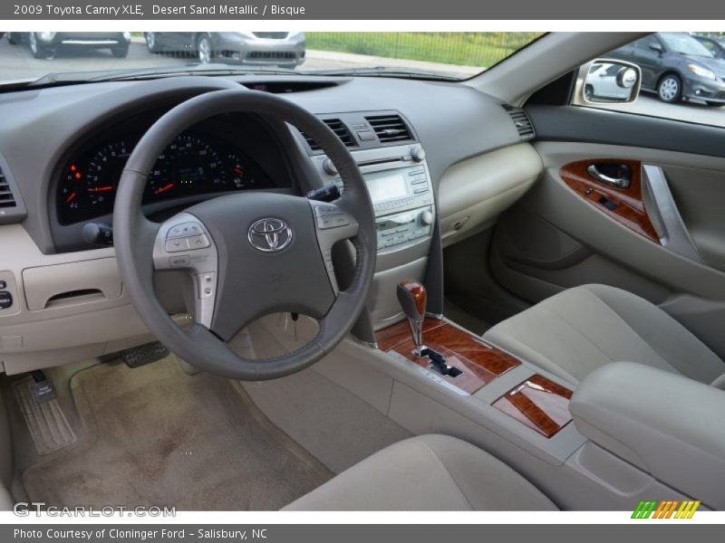 Desert Sand Metallic / Bisque 2009 Toyota Camry XLE