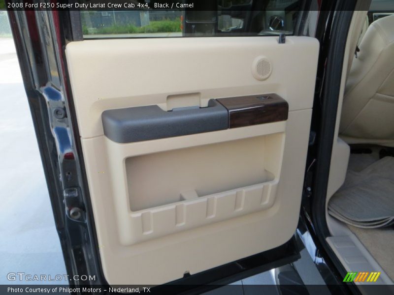 Black / Camel 2008 Ford F250 Super Duty Lariat Crew Cab 4x4