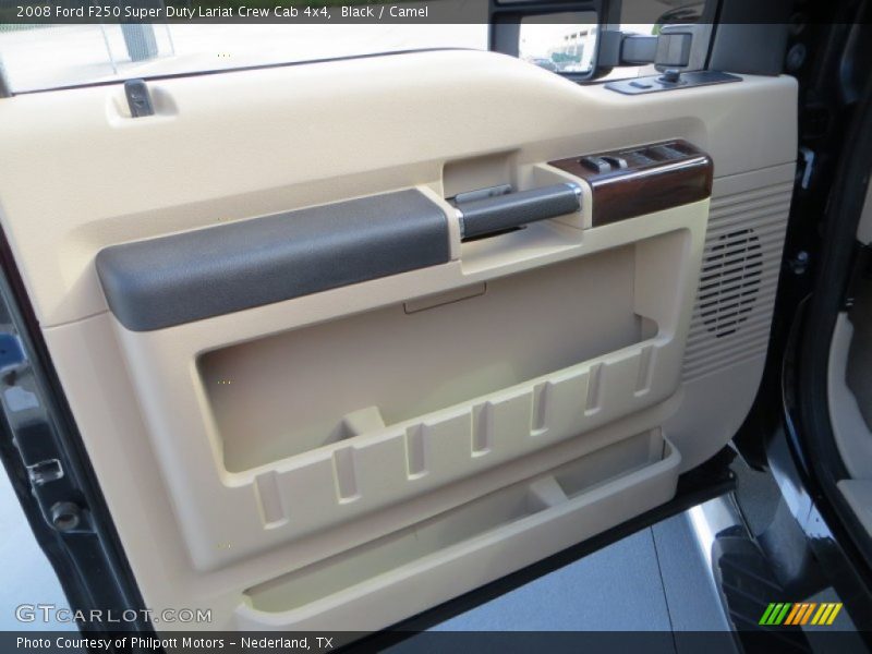 Black / Camel 2008 Ford F250 Super Duty Lariat Crew Cab 4x4
