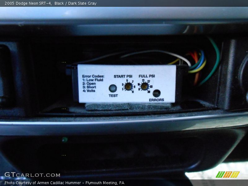 Black / Dark Slate Gray 2005 Dodge Neon SRT-4