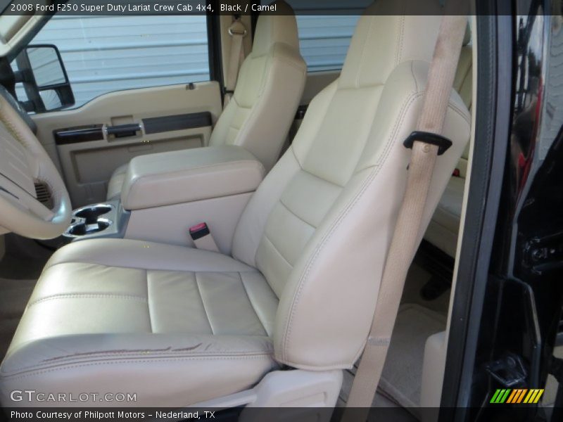Black / Camel 2008 Ford F250 Super Duty Lariat Crew Cab 4x4