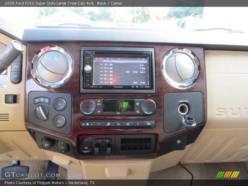 Black / Camel 2008 Ford F250 Super Duty Lariat Crew Cab 4x4