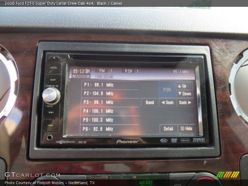 Black / Camel 2008 Ford F250 Super Duty Lariat Crew Cab 4x4