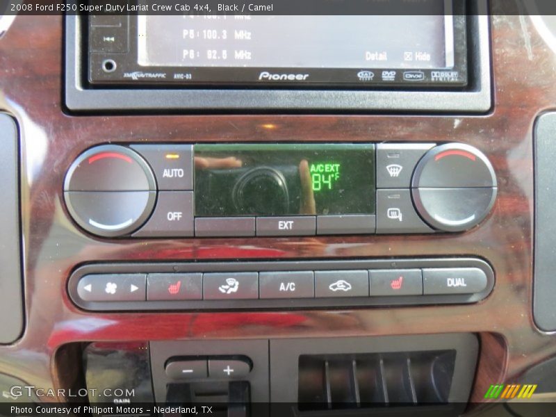 Black / Camel 2008 Ford F250 Super Duty Lariat Crew Cab 4x4
