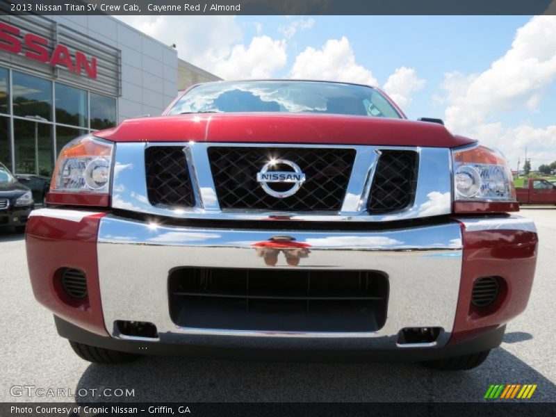 Cayenne Red / Almond 2013 Nissan Titan SV Crew Cab