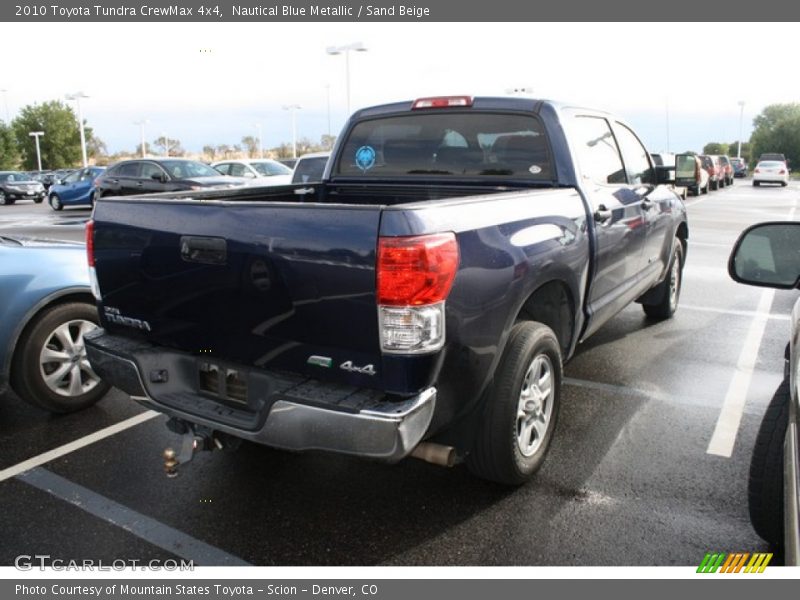 Nautical Blue Metallic / Sand Beige 2010 Toyota Tundra CrewMax 4x4