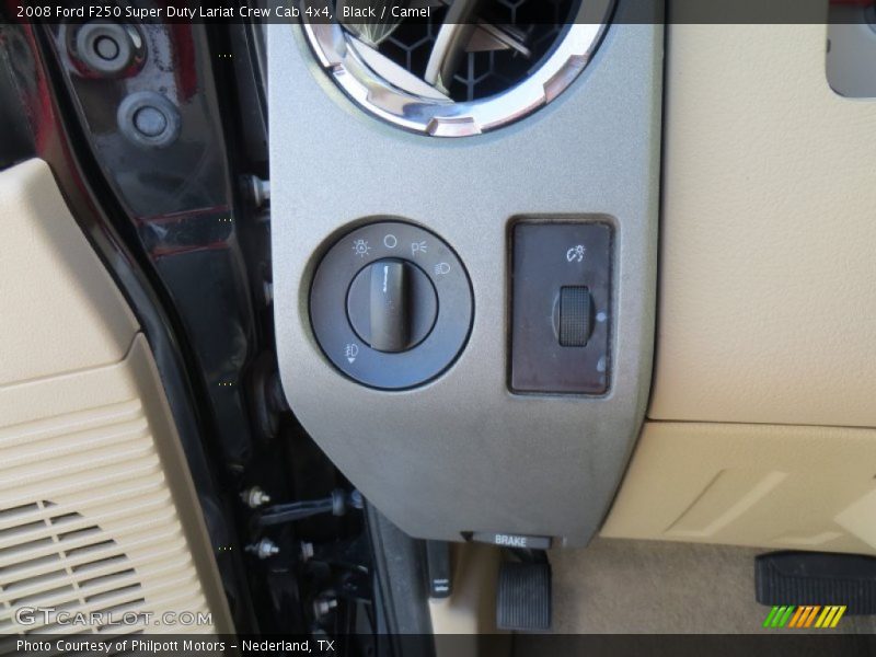 Black / Camel 2008 Ford F250 Super Duty Lariat Crew Cab 4x4