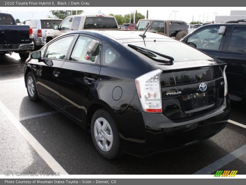 Black / Dark Gray 2010 Toyota Prius Hybrid II
