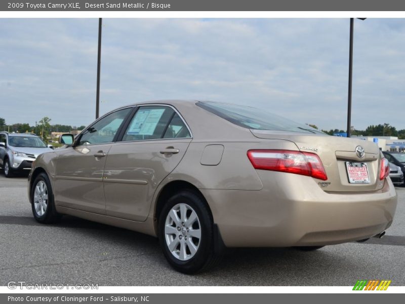 Desert Sand Metallic / Bisque 2009 Toyota Camry XLE