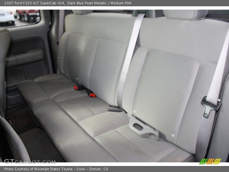 Dark Blue Pearl Metallic / Medium Flint 2007 Ford F150 XLT SuperCab 4x4