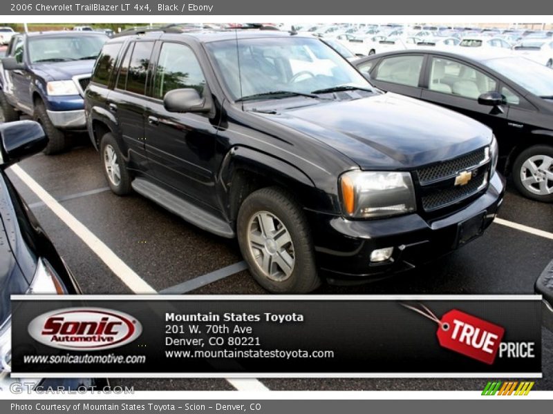 Black / Ebony 2006 Chevrolet TrailBlazer LT 4x4