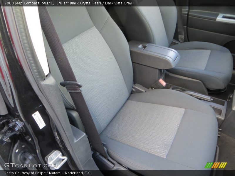 Brilliant Black Crystal Pearl / Dark Slate Gray 2008 Jeep Compass RALLYE