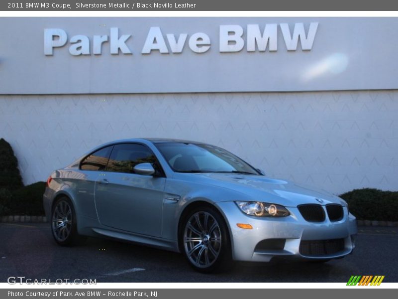 Silverstone Metallic / Black Novillo Leather 2011 BMW M3 Coupe