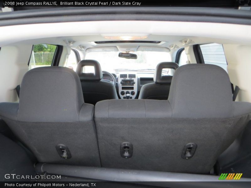 Brilliant Black Crystal Pearl / Dark Slate Gray 2008 Jeep Compass RALLYE