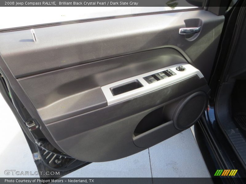 Brilliant Black Crystal Pearl / Dark Slate Gray 2008 Jeep Compass RALLYE