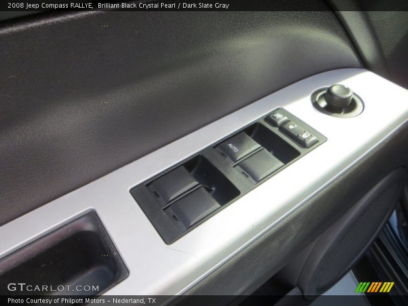 Brilliant Black Crystal Pearl / Dark Slate Gray 2008 Jeep Compass RALLYE