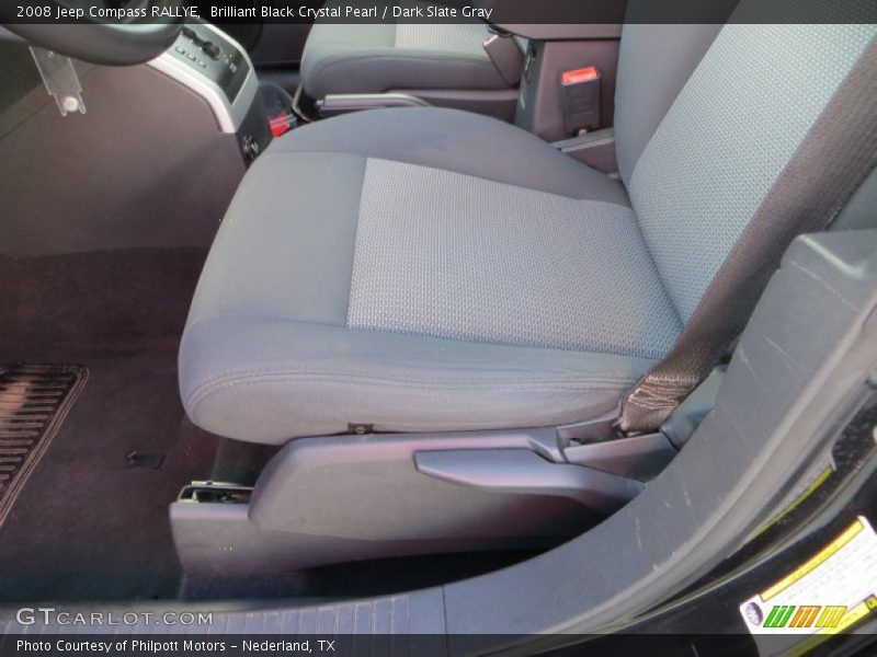 Brilliant Black Crystal Pearl / Dark Slate Gray 2008 Jeep Compass RALLYE