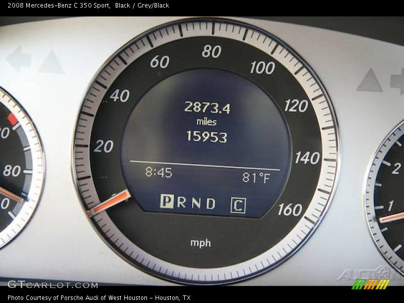 Black / Grey/Black 2008 Mercedes-Benz C 350 Sport