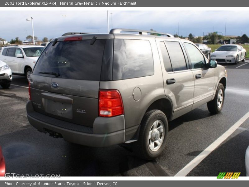Mineral Grey Metallic / Medium Parchment 2002 Ford Explorer XLS 4x4