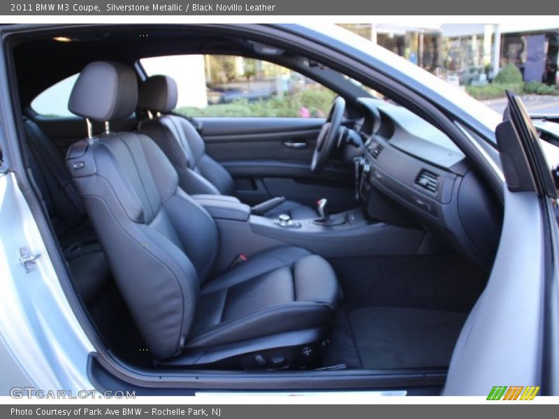 Silverstone Metallic / Black Novillo Leather 2011 BMW M3 Coupe