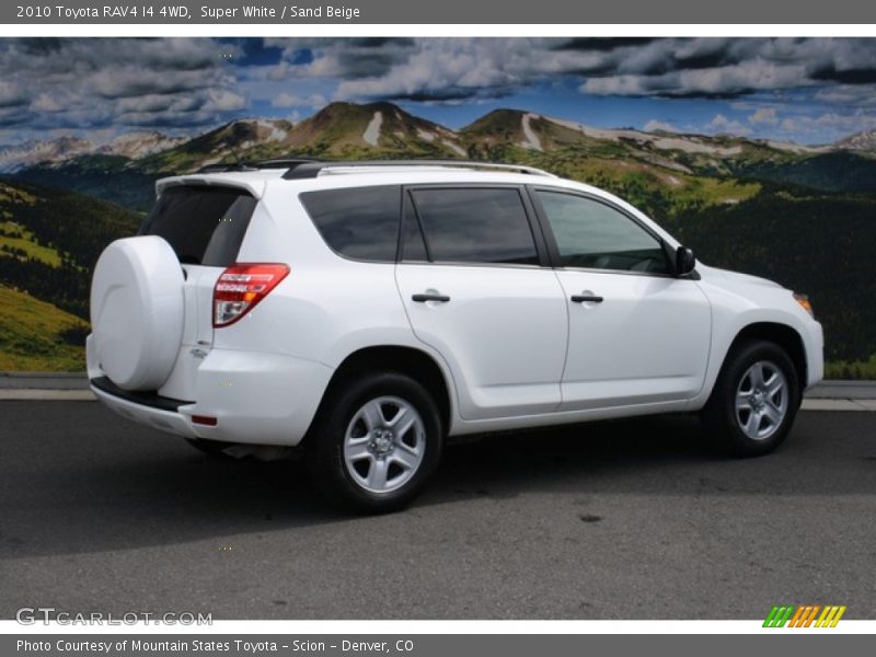 Super White / Sand Beige 2010 Toyota RAV4 I4 4WD