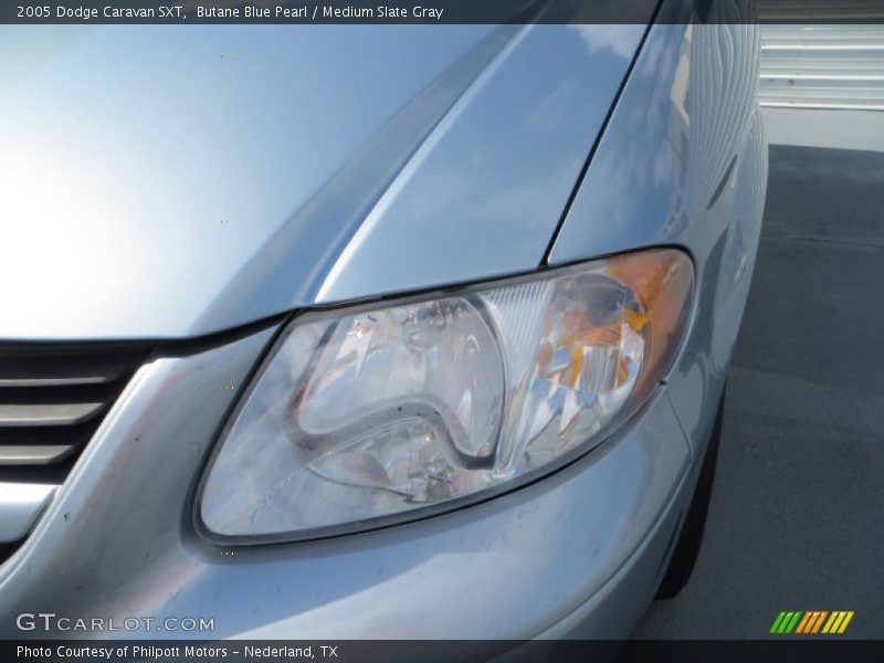 Butane Blue Pearl / Medium Slate Gray 2005 Dodge Caravan SXT