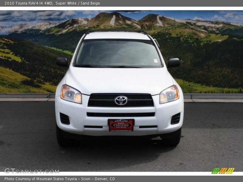Super White / Sand Beige 2010 Toyota RAV4 I4 4WD