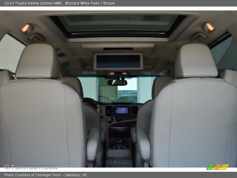 Controls of 2014 Sienna Limited AWD