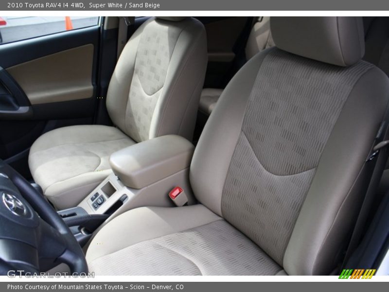 Super White / Sand Beige 2010 Toyota RAV4 I4 4WD
