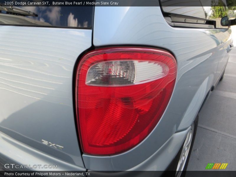 Butane Blue Pearl / Medium Slate Gray 2005 Dodge Caravan SXT