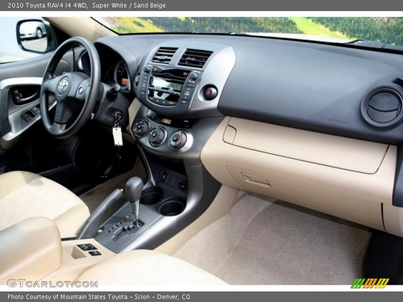 Super White / Sand Beige 2010 Toyota RAV4 I4 4WD