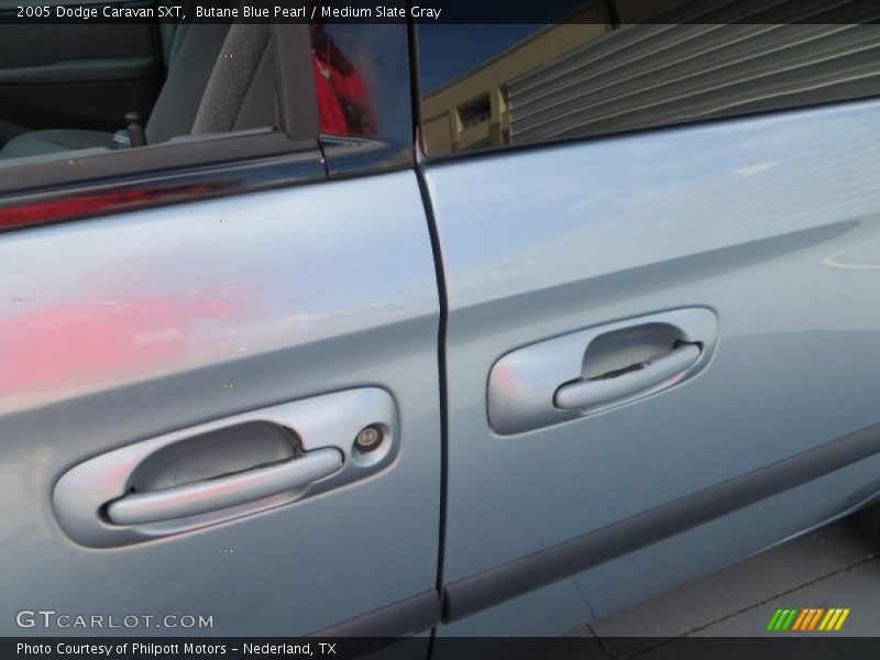 Butane Blue Pearl / Medium Slate Gray 2005 Dodge Caravan SXT